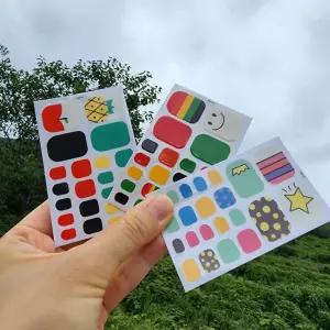 패디스티커 셀프 네일아트 큐어 붙이는네일 페디큐어