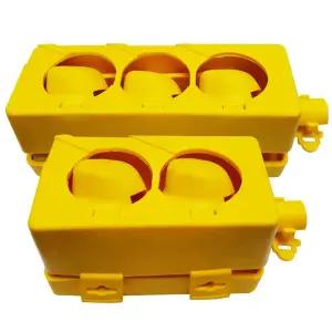 2구 3 콘센트 보호커버 안전덮개 내충격 오염 방지