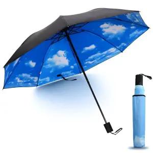 자외선차단 벚꽃 암막 양우산 구름하늘 양산 uv 꽃 겸용 여성