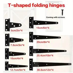 호환  4개 검정색 코팅 도어 경첩나사 포함 옷장 가구 도어용 녹슬지 않는 캐비닛 경첩 조정