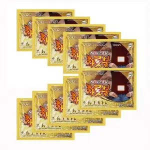 EA 뉴온종일 화롯불 부착용 핫팩 40gx10개 빠른 발열패치