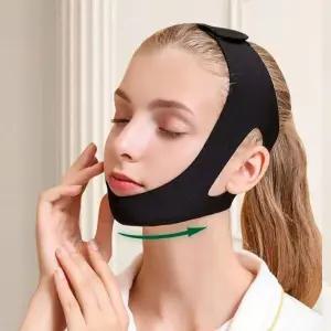 얼굴 브이라인 리프팅밴드 이중턱 축소 수면 압박 패치