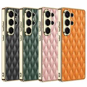 갤럭시 s26 s25 울트라 플러스 특이한 가죽 슬림 디자인스킨 테두리 하드 범퍼 케이스