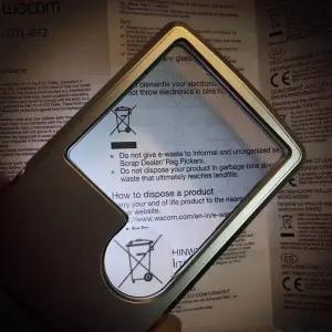 LED 조명 독서 확대 경 휴대용 사각 돋보기 2P 세트카드형 용돋보기 미니 고배율 보조