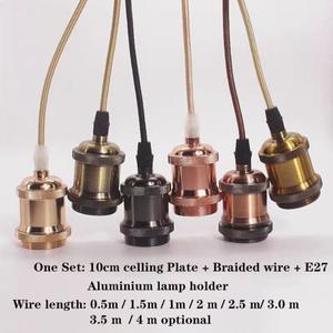 빈티지 에디슨 펜던트 조명베이스 E27 레트로 복고풍 엔틱 조명 나사 소켓 램프 홀더 산업 실내 장식 고정