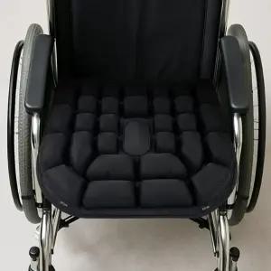 휠체어방석 에어메쉬 U자형 블랙 욕창방지방석