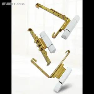 호환  1PCS 탄소강 플라스틱 강 문 및 창 경첩 발코니 내부 및 외부 슬라이딩 창 경첩 하드웨어