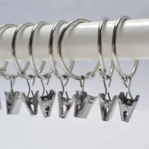 집게링 오픈형 커튼 내경 50mm 20pcs 후크 고리