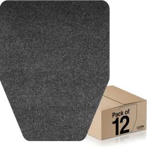 소변기 바닥 매트 12개입 세트 화장실 냄새 제거 소취 패드 흡수성 튐 방지 상업용 공용 위생 관리