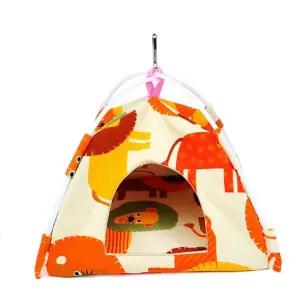 앵무새 텐트 새장 둥지 소동물 은신처 침대 새집 중형 조류용품