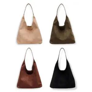 (BBT4) 스웨이드 호보백 데일리 여성 에코백 무지 가방