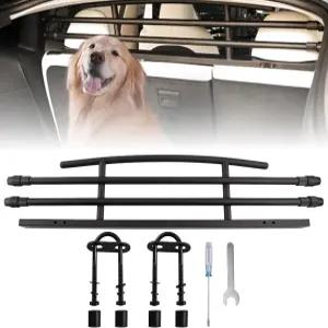 테슬라 모델 Y 2021 2022 2023 2024 도그 카 배리어 자동차 중장비 금속용 펫 SUV용 스테인리스강 개