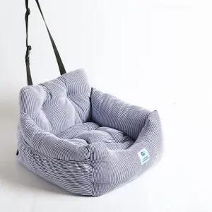 소형견과 대형견을 위한 두 반려견 부스터 시트 수납 및 이중 용도 자동차 홈 침대가 있는 반려동물 여행