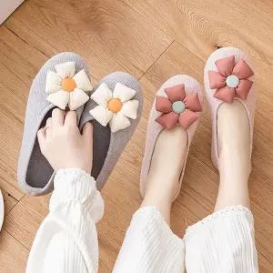 실내화 플라워 덧신 슬리퍼 가벼운 거실화 발편한