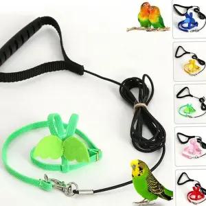 앵무새 하네스 리드줄 가슴줄 외출 산책 발목링 애완조 날개줄