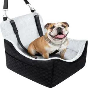 중형견용 PHCOHIDO 반려견 카시트 사계절 편안한 부스터 탈부착 및 세척 가능 자동차 SUV용 설치가