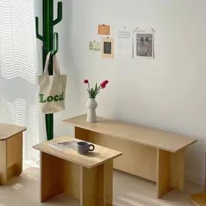 원목 인테리어 벤치 엔틱 신발 체어 식당 의자 우드