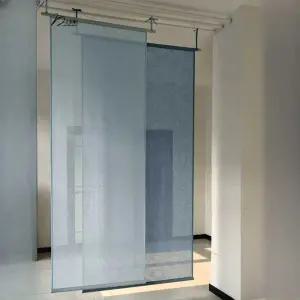 일본식 모시 커튼 가림막 조각보 패브릭 린넨 롤스크린