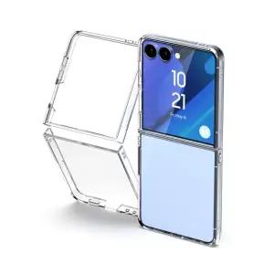 갤럭시 Z플립7/7FE/6/5/4/3 머큐리 클리어 하드 투명 케이스