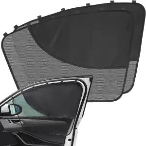 운전석 창문을 위한 자동차 창문 햇빛 가리개 2개의 마그네틱 창문이 반은 암막 투명 커튼 자외선 차단