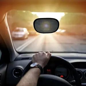 운전자를 위한 IC LOVER 미니 자동차 선쉐이드 (2개) 안전 운전을 정적 밀착형 선바이저 눈부심 방지/유해