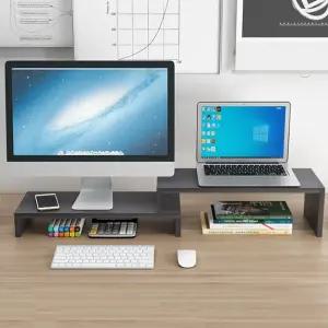 듀얼모니터받침대 수납 책상정리 책