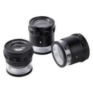 스케일루페 광학 루빼 접이식 휴대용 렌즈 돋보기 확대경 측정