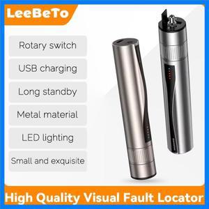 5-30mW VFL 광섬유 케이블 테스터 펜 FC/SC/ST 충전식 적색광 리튬 배터리 시각 장애 탐지기