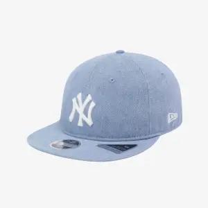 키즈 MLB 뉴욕 양키스 데님 베이직 레트로 크라운 스트랩백 라이트블루 151429