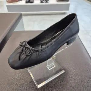 엘칸토 HC11 양가죽 여성 플랫 1CM 세미정장 플랫 펌프스  Y7X3U6T1319