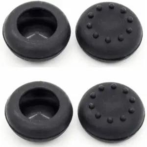 PS4 PS3 360 원 게임 컨트롤러용 4Pcs 블랙 아날로그 실리콘 엄지 스틱 그립 조이스틱 캡 커버 게임패드 및