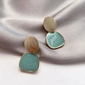 [알티피아]VIDS-SS1412 펄 원석 골드귀걸이