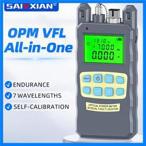 5-30Mw 시각 장애 탐지기 5KM 10km 20KM VFL을 갖춘 올인원 광학 SAIVXIAN 전력계 광섬유 테스터