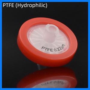 25pcs 실험실 13mm/25mm PTFE Luer Millipore 주사기 필터 0.22/0.45/1.2um 멤브레인이있는 친수성 바늘