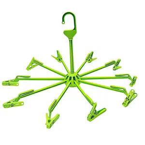 국산 양말 속옷 빨래집게 걸이 건조대 중형 10구 빨래줄 수건 모빌 행거