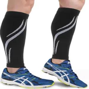 남성용 케스케일 없는 슬리브 다리 압박 또는 2쌍) 발 20-30mmHg 종아리 양말(1쌍