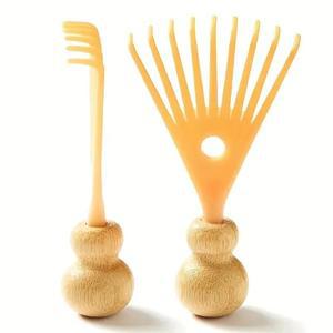 헤드 마사지 휴대용 두피  사원 도구 편안한 머리 자극을위한 Scratcher 헤어 릴랙스