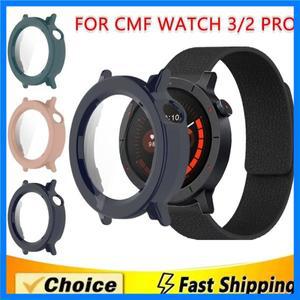 CMF 워치 3 프로용 PC 케이스+HD 글래스 스마트 스크린 프로텍터 하드 범퍼 보호 커버 액세서리 2용