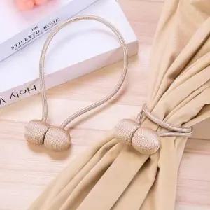 커튼 자석 타이백 2p 커텐 묶기 고정 장식 집게 걸이