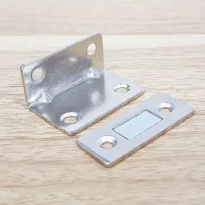 [에이치플러스몰]L형 옷장 서랍 자석 42mm 실버