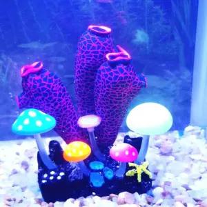 인조 수초 수족관용품 어항꾸미기 장식어항꾸미기 수조 야광자갈 야광돌 어항 야광 무광 장식