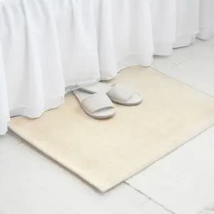 국산 소프트 사각 발매트 베이지 현관매트 화장실매트 화장실발판