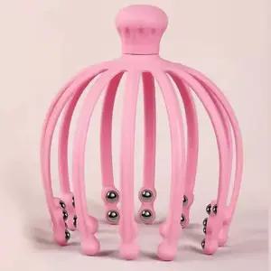 머리 지압 롤러 두피 롤러 마사지기 안마기 360도회전 두피마사지롤러