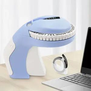 B90 휴대용 3D 엠보싱 라벨 메이커는 Dymo 12965 Motex E101 수동 프린터 또는 5PK 9mm 자체 접착 스티커와