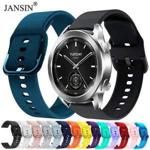 Xiaomi Watch 2 Pro 용 실리콘 밴드 S4 S3 S2 S1 Mi Color 팔찌 시계 퀵 릴리스 소프트 스포츠 스트랩