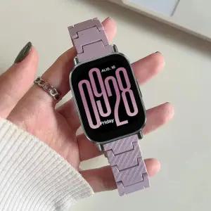 Xiaomi Redmi Watch 5 용 20mm 22mm 시계 밴드 Lite 팔찌 액세서리 활성 탄소 섬유 손목 스트랩