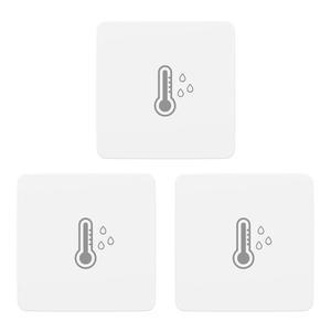 써드리얼리티 지그비 온도 및 습도 센서 라이트 3팩, 스마트 온도계 습도계, 허브 내장 에코 장치, 홈 어시스턴트, 스마트싱스, 홈이, 휴비탯과 호환 가능