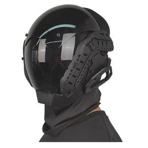 사이버 펑크 마스크 역할극 미래형 레인보우 헬멧, 기계식 스타일, 할로윈 파티 , 남녀공용 장난감