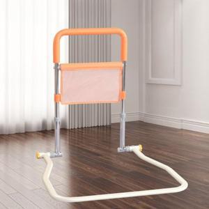 노인 안전을 위한 접이식 침대 레일 - 조절  옆 핸들 지지대 보관 가방  맞춤 트윈 있는 가드