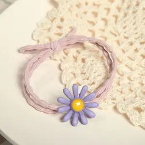 은은한 데이지 머리끈 세트(5개묶음) 머리끈 곱창밴드 헤어악세사리